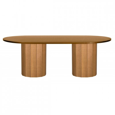 Long dining table Revolve Light Oak