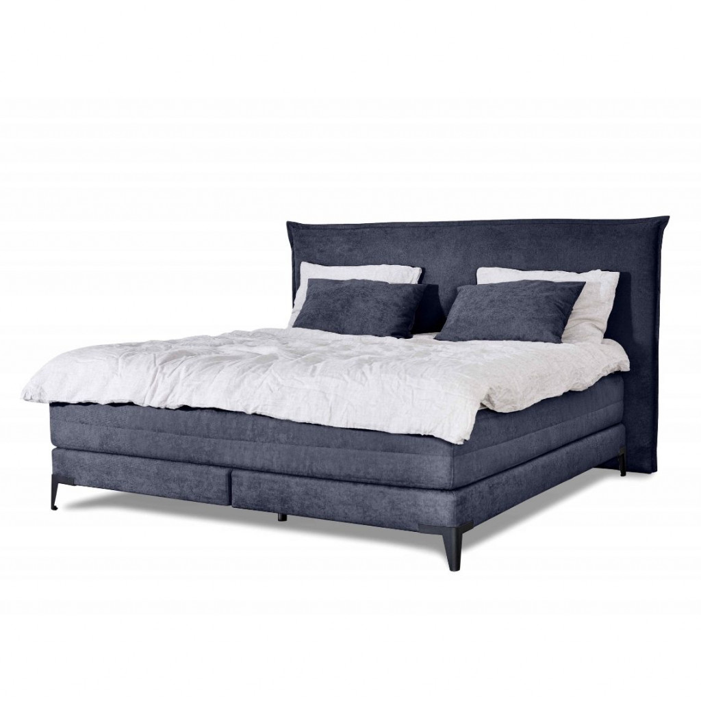 Bed with mattress Sunny | Blue-grey