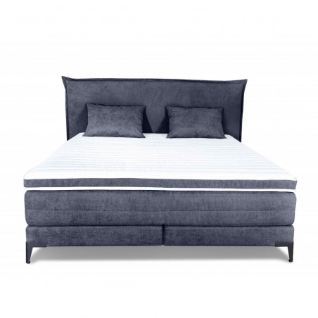 Bed with mattress Sunny | Blue-grey