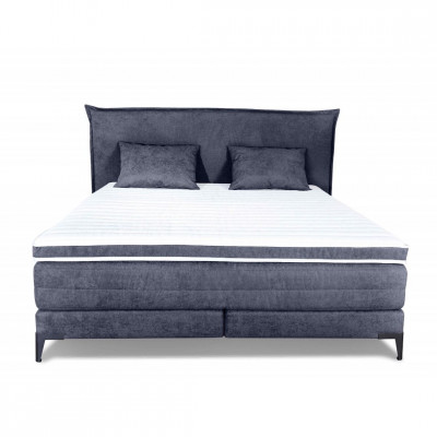 Bed with mattress Sunny | Blue-grey