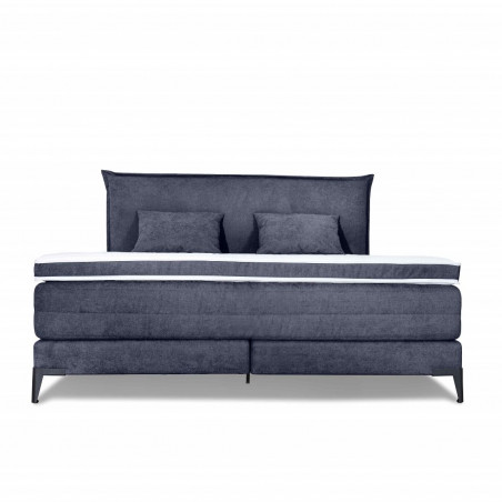 Bed with mattress Sunny | Blue-grey