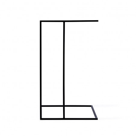 SILENCE sofa side table Black