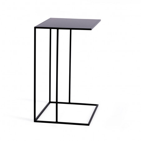 SILENCE sofa side table Black