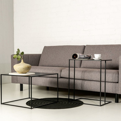 SILENCE sofa side table Black