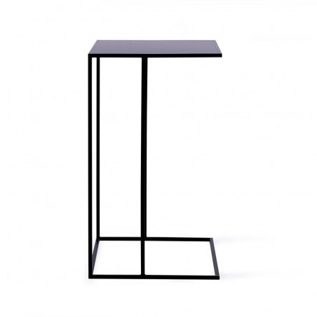 SILENCE sofa side table Black