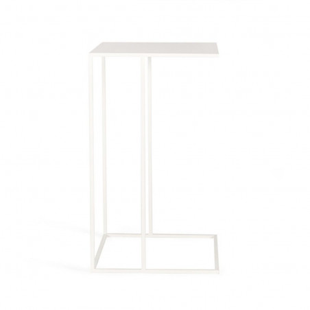 SILENCE side table for sofa White