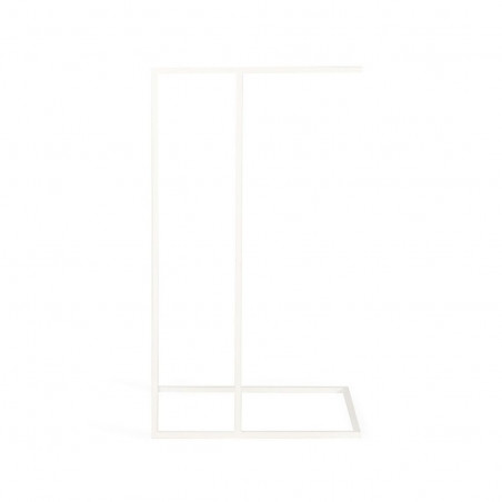 SILENCE side table for sofa White