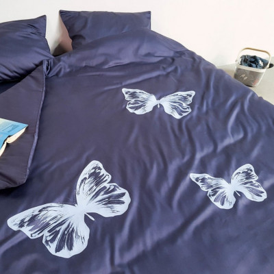 ENIGMA Denim Butterflies Gultas veļas pārvalku komplekts | majas-tekstils | NMF Home