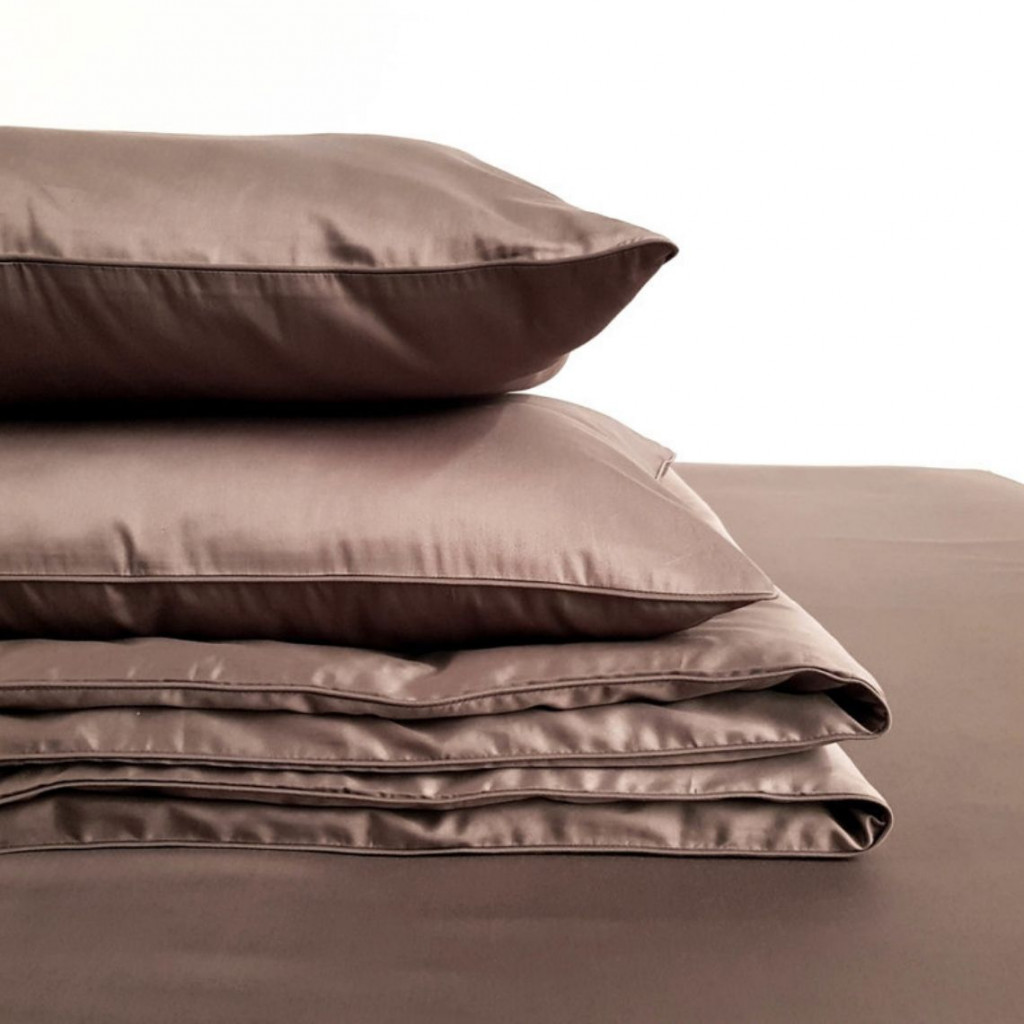 Bed linen covers set ENIGMA Mocca Butterflies