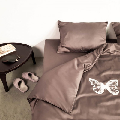 Комплект постельного белья ENIGMA Mocca Butterflies