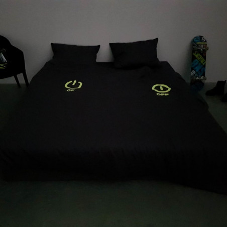Bed linen covers set ENIGMA Night On/Off
