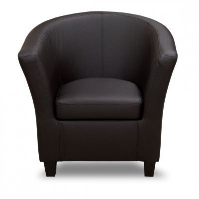 Polo ādas krēsls | Tumši brūns | atzveltnes-kresli | NMF Home