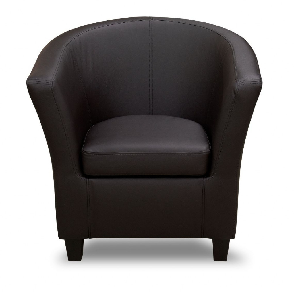 Polo leather armchair | Dark brown Polo leather armchair | Dark brown