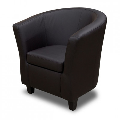Polo ādas krēsls | Tumši brūns | atzveltnes-kresli | NMF Home