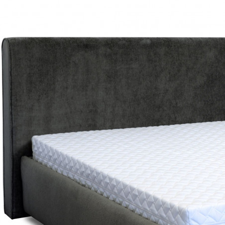 Bed with mattress Maja 2 | Dark grey