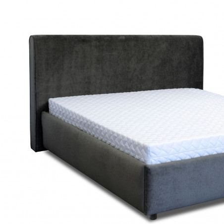Bed with mattress Maja 2 | Dark grey