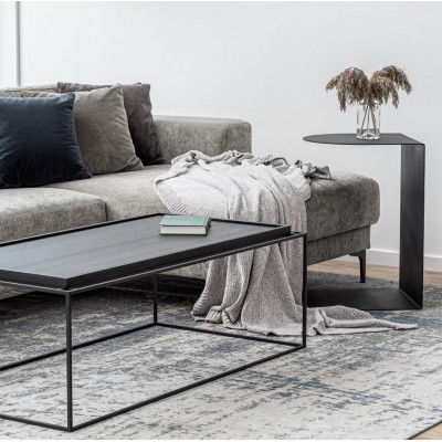Long coffee table Tray Black