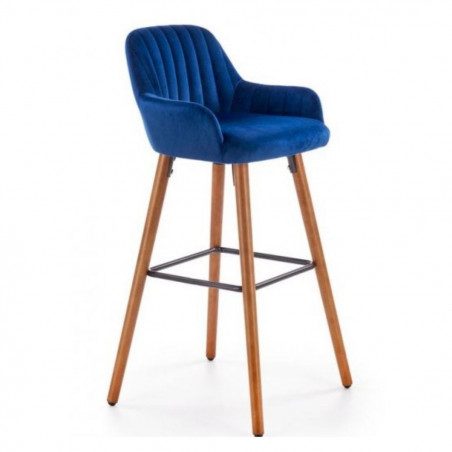 Bāra krēsls Socrat Dark Zilais | Zils | kresli | NMF Home