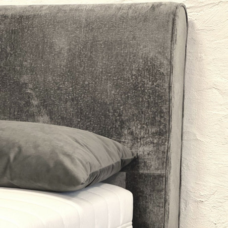 Bed with mattress Maja 2 | Dark grey