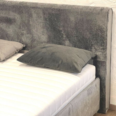 Bed with mattress Maja 2 | Dark grey