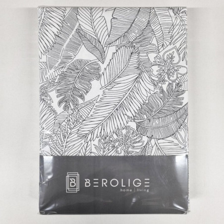 Комплект постельного белья LEAF Black | Черный