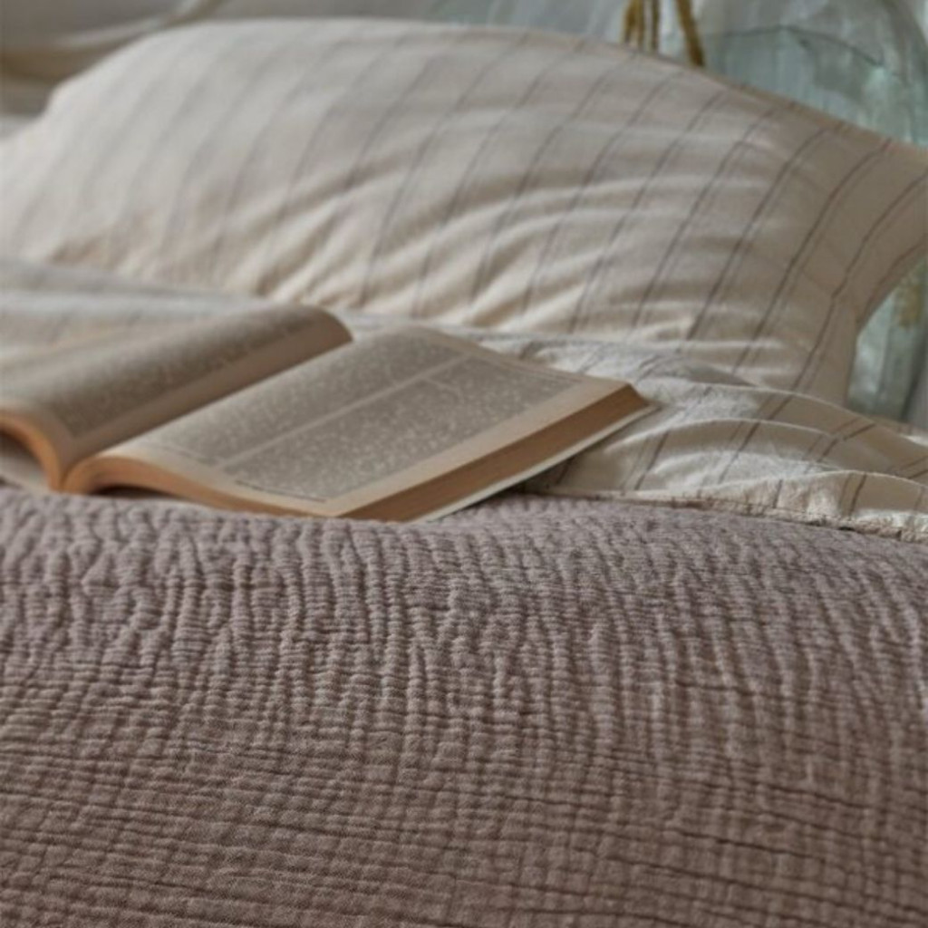 Bedspread MUSLIN Cappuccino | Cocoa Bedspread MUSLIN Cappuccino | Cocoa