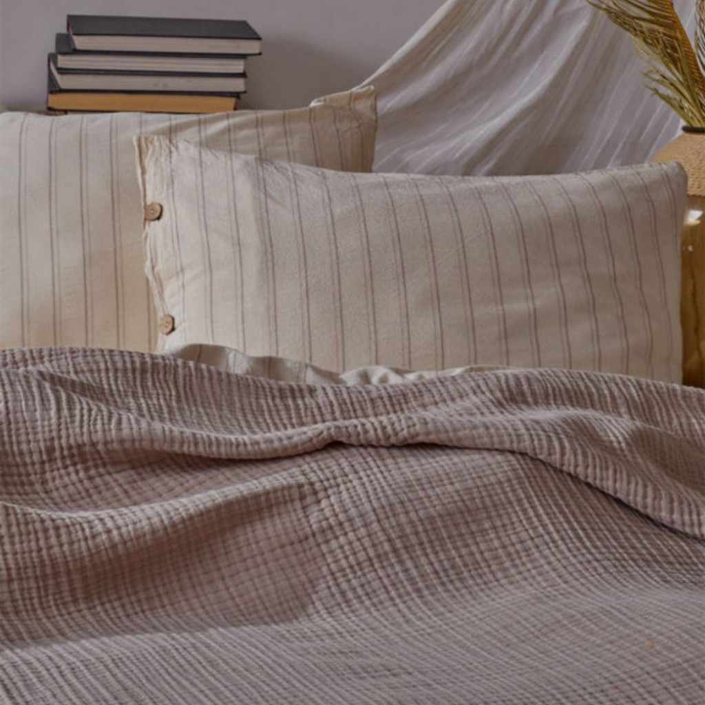 Bedspread MUSLIN Cappuccino | Cocoa Bedspread MUSLIN Cappuccino | Cocoa