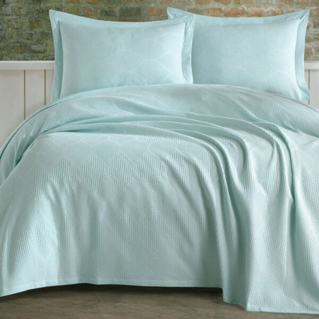Bedspread with pillowcases VIRA Mint | Mint Bedspread with pillowcases VIRA Mint | Mint