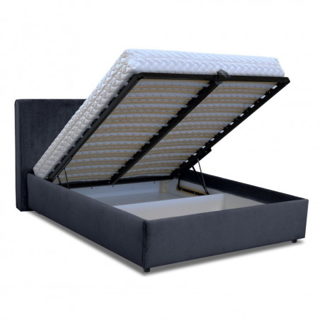Bed with mattress Maja 2 | Dark blue