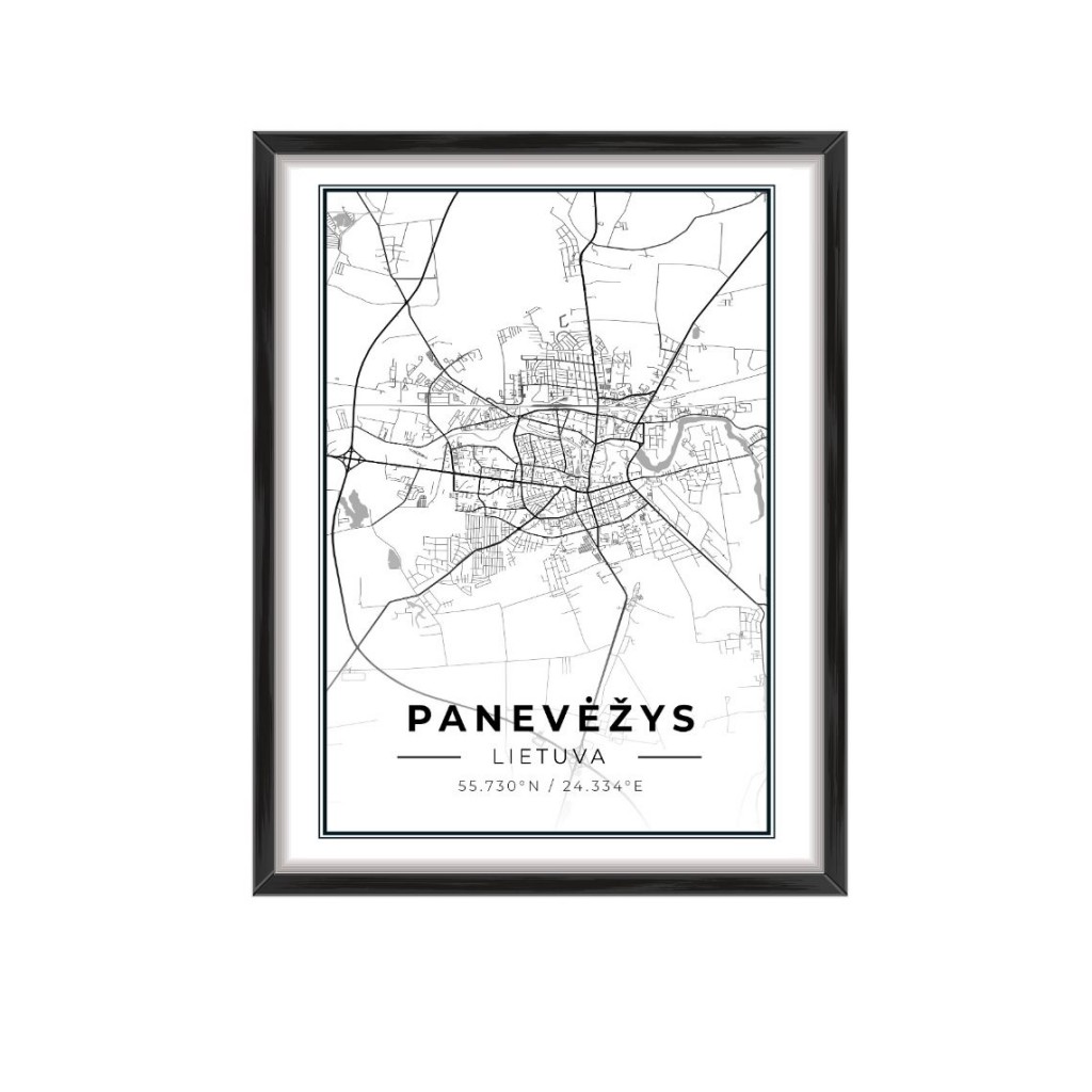 City map Panevėžys City map Panevėžys