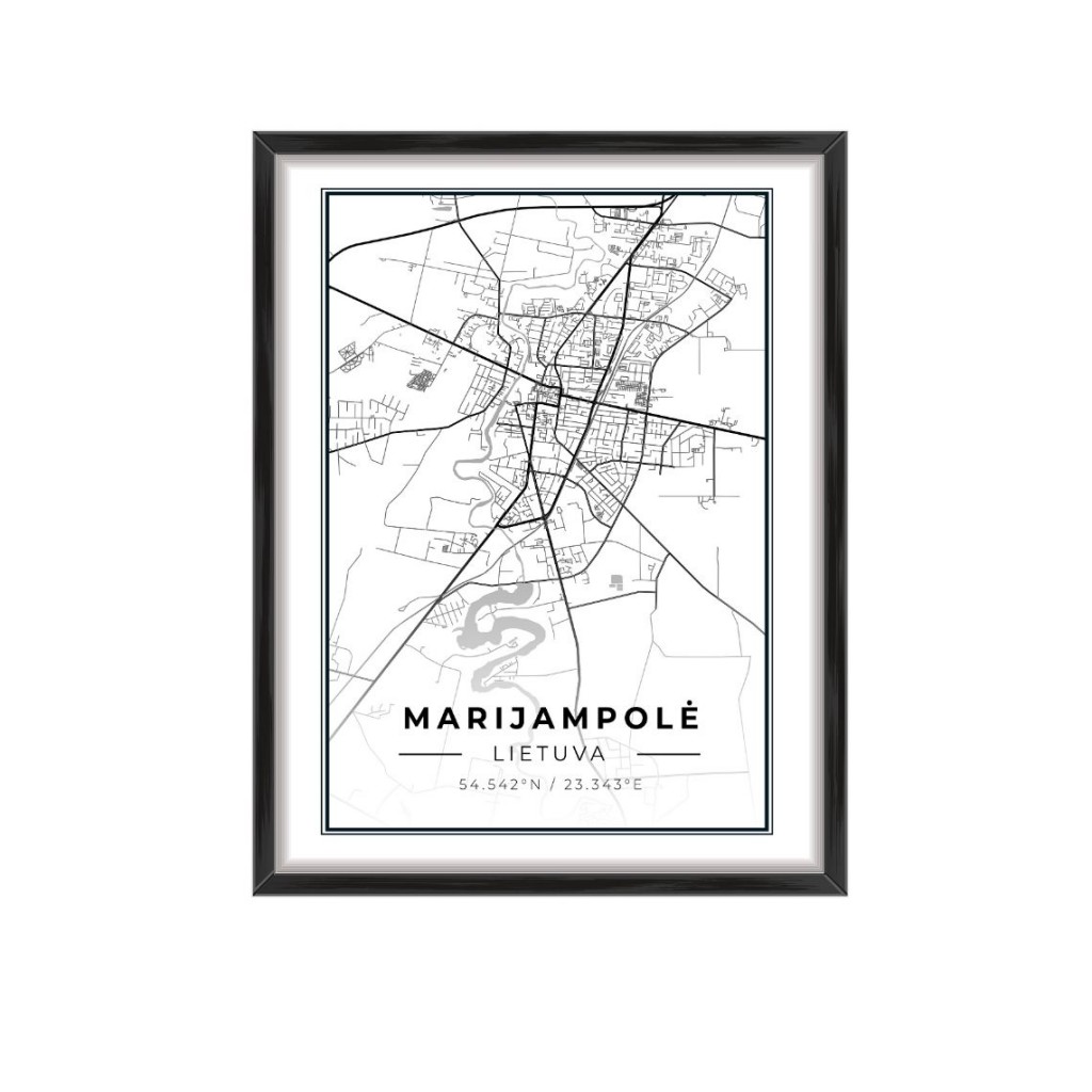 City map Marijampolė City map Marijampolė