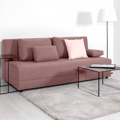 Dīvāns gulta Juna | Rozā | divani | NMF Home
