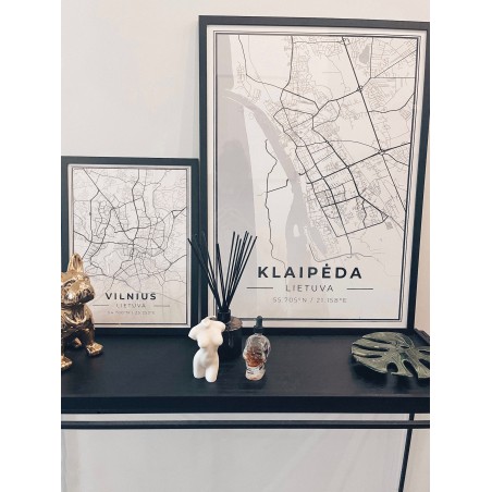City map Vilnius | Home decor