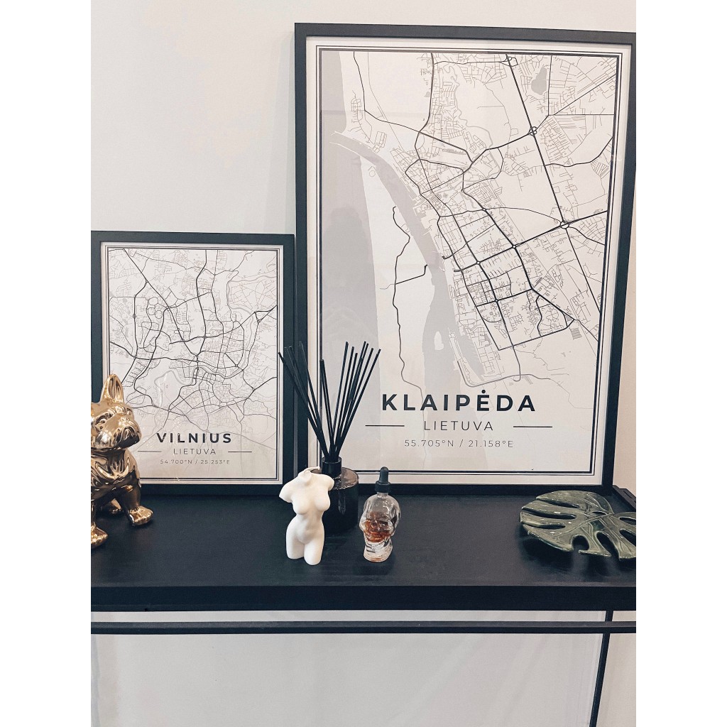 City map Vilnius | Home decor City map Vilnius | Home decor