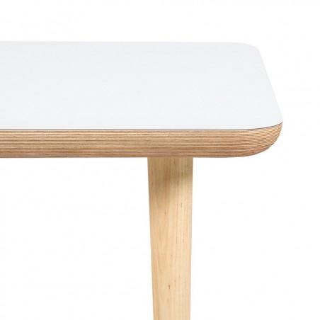 Square coffee table Shadow | White