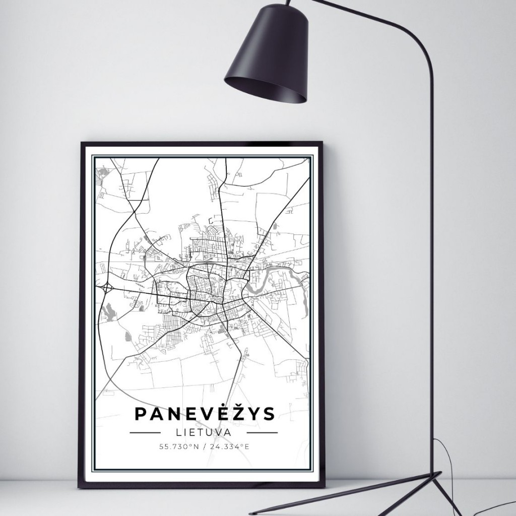 City map Panevėžys City map Panevėžys