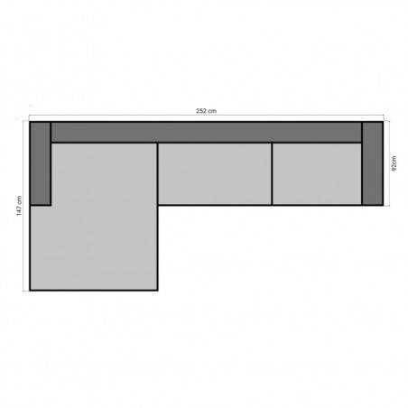 Sofa RIGA PLUS | Black