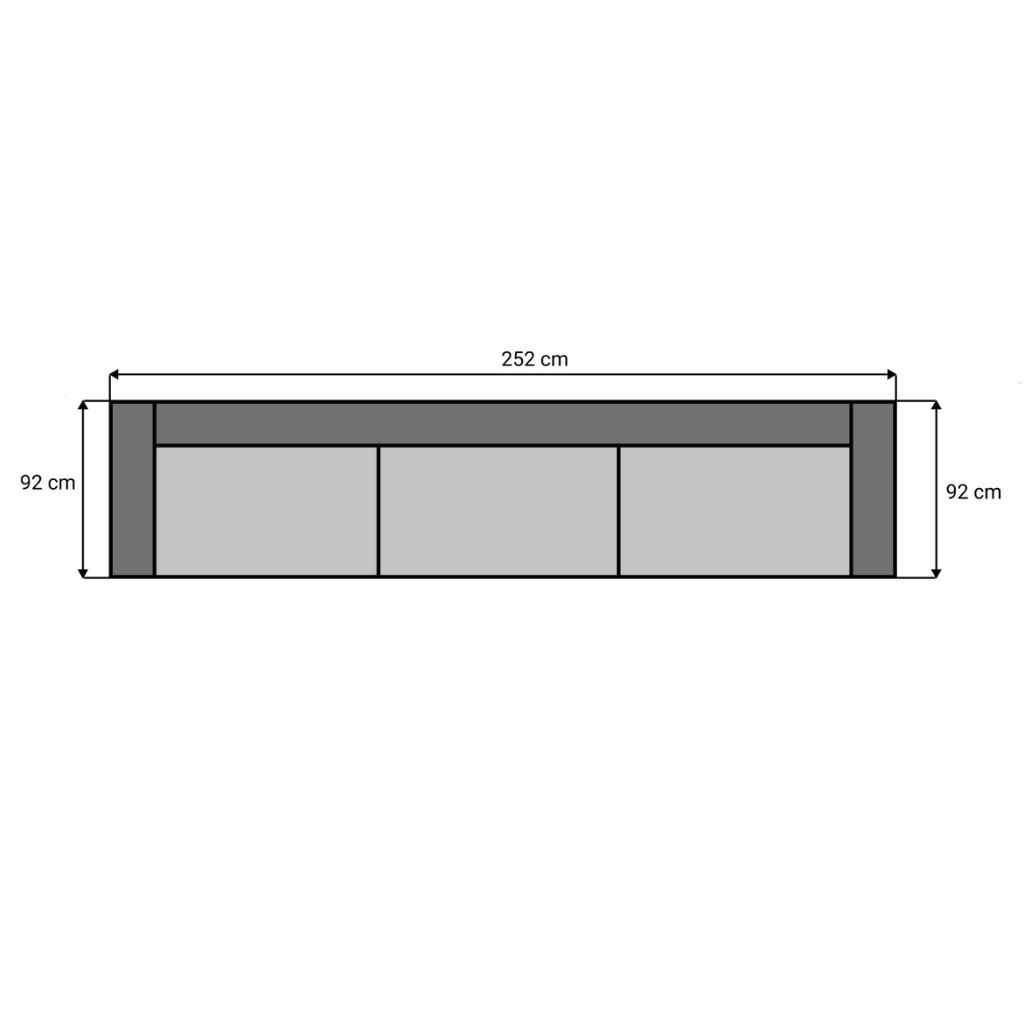 Sofa Riga PLUS 3-seater | Black Sofa Riga PLUS 3-seater | Black