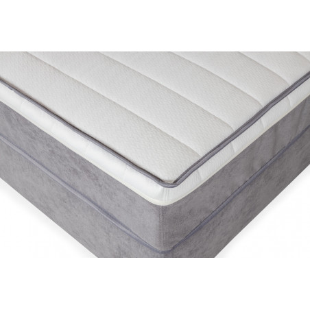Bed with mattress Vento | Grey