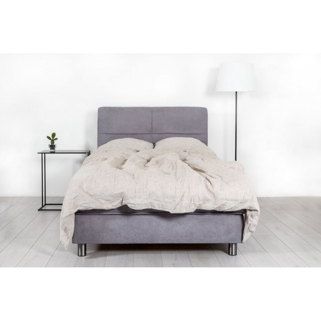Bed with mattress Vento | Grey