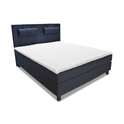 Knock down bed with mattress | Black