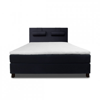 Knock down bed with mattress | Black