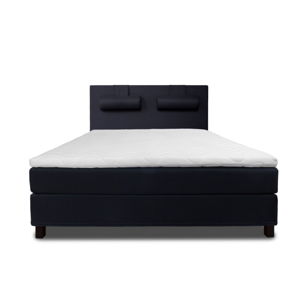 Knock down bed with mattress | Black