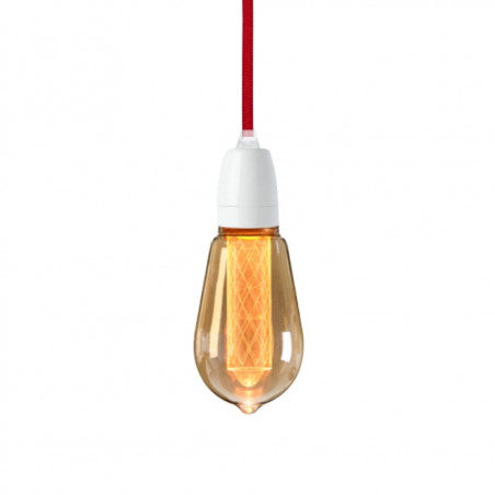 Pendant luminaire Classic White | Rococco Red