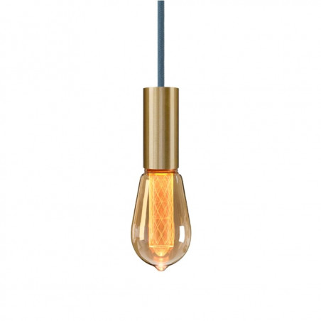 Pendant luminaire Tube Rail | Indian Teal