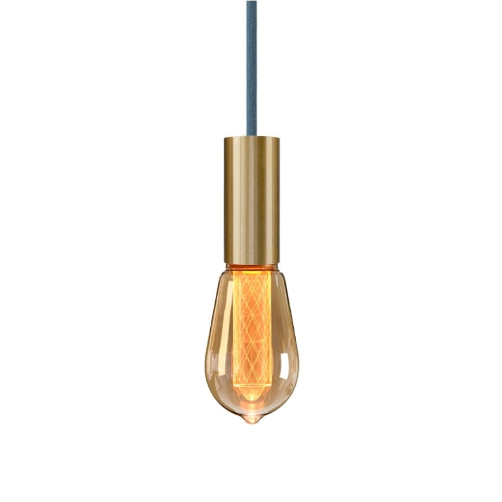 Pendant luminaire Tube Rail | Indian Teal