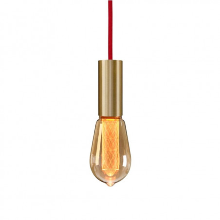 Pendant luminaire Tube Rail | Rococco Red