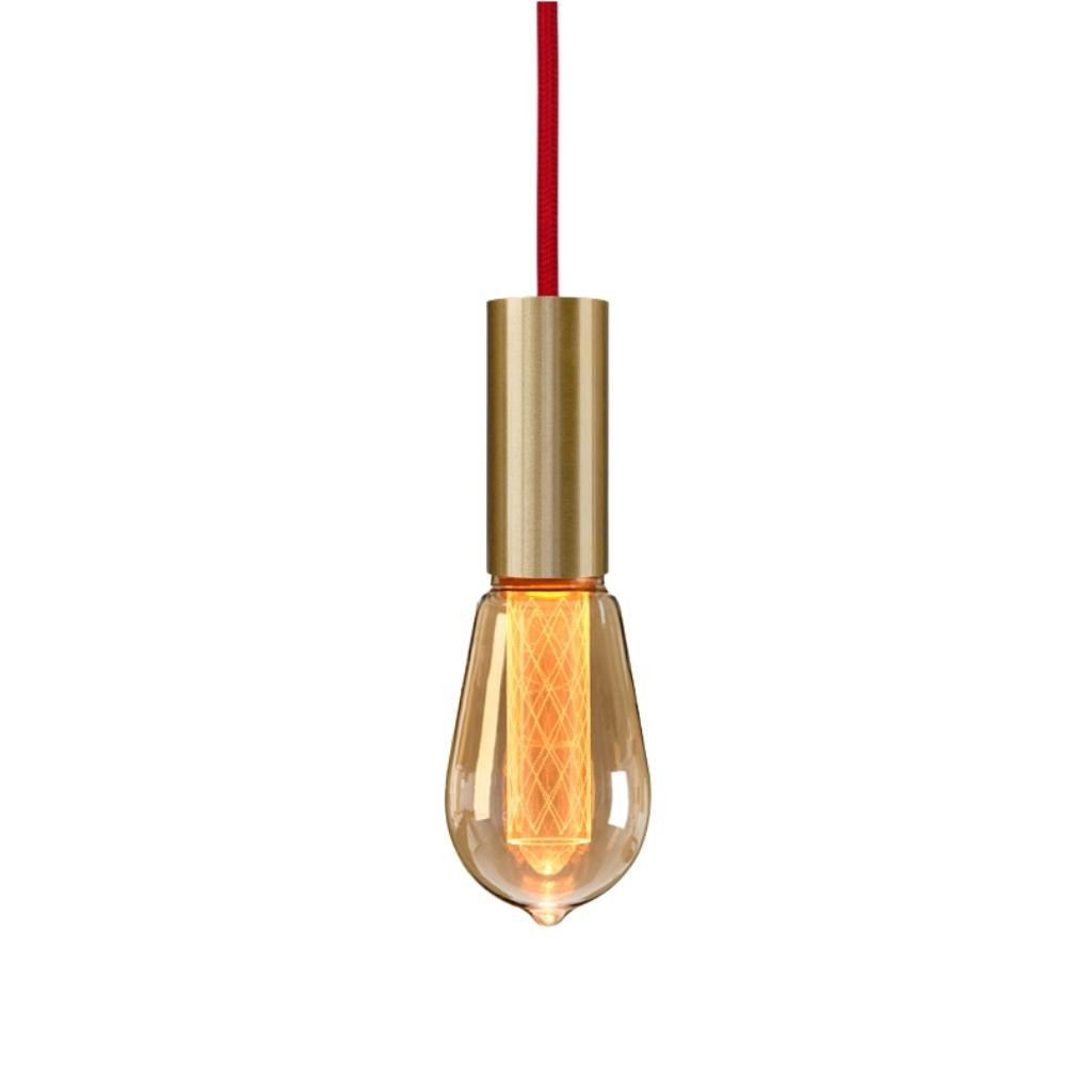 Pendant luminaire Tube Rail | Rococco Red