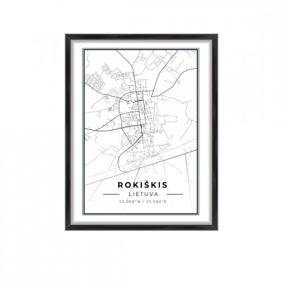 Rokiškis Pilsētas karte | atteli | NMF Home