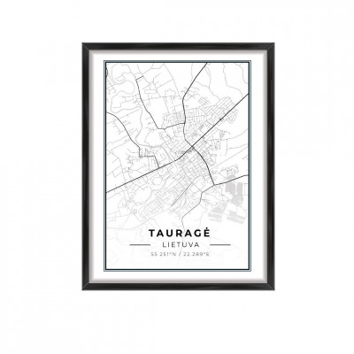 Pilsētas karte Taurage | atteli | NMF Home